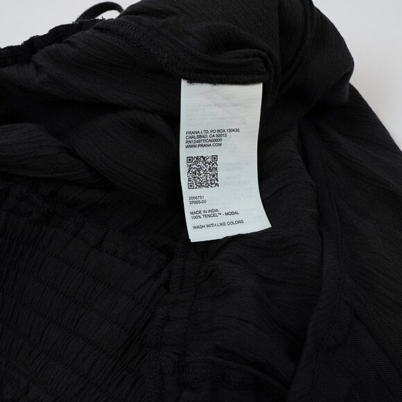 prAna Fernie Wide Leg Jumpsuit Black - Size Large - Picture 8 of 8